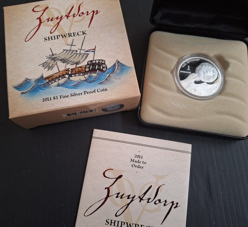 2011 1oz Silver Zuytdorp Shipwreck - Mintage: 2,948