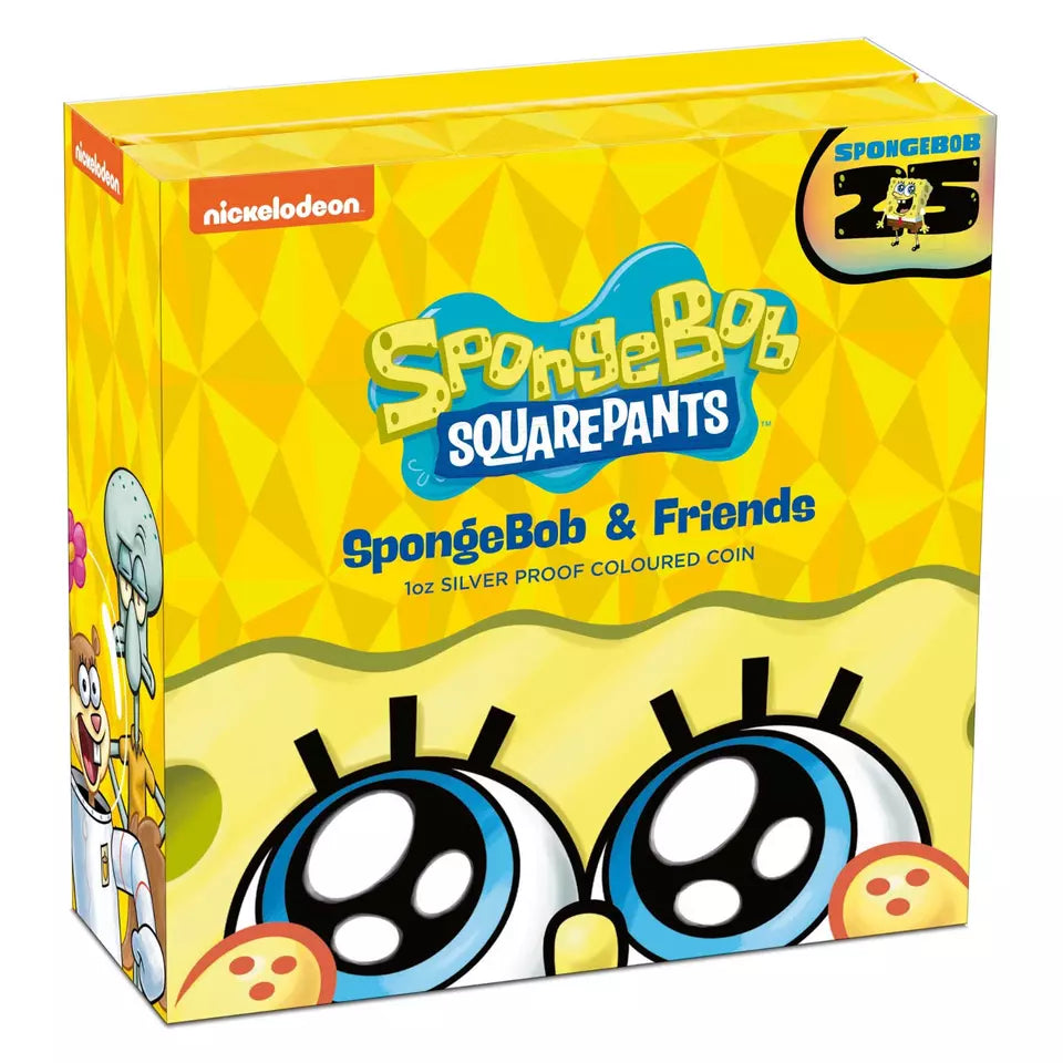 2024 Spongebob & Friends 1oz Silver Proof Coloured Coin