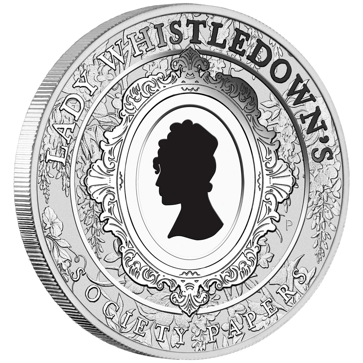 2026 1oz Lady Whistledown Bridgerton Coin - Mintage: 3,000