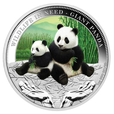 2012 1oz Giant Panda Wildlife In Need - Mintage: 5,000
