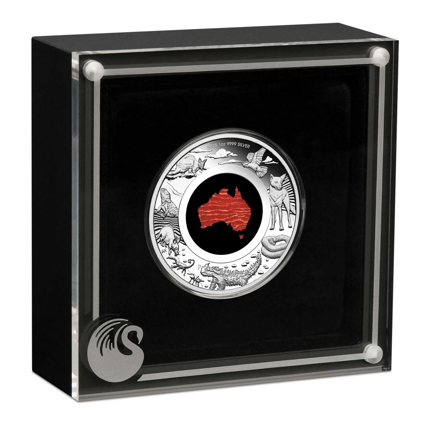 2025 Great Southern Land Snakeskin Jasper 1oz Silver Coin - Mintage: 5,000