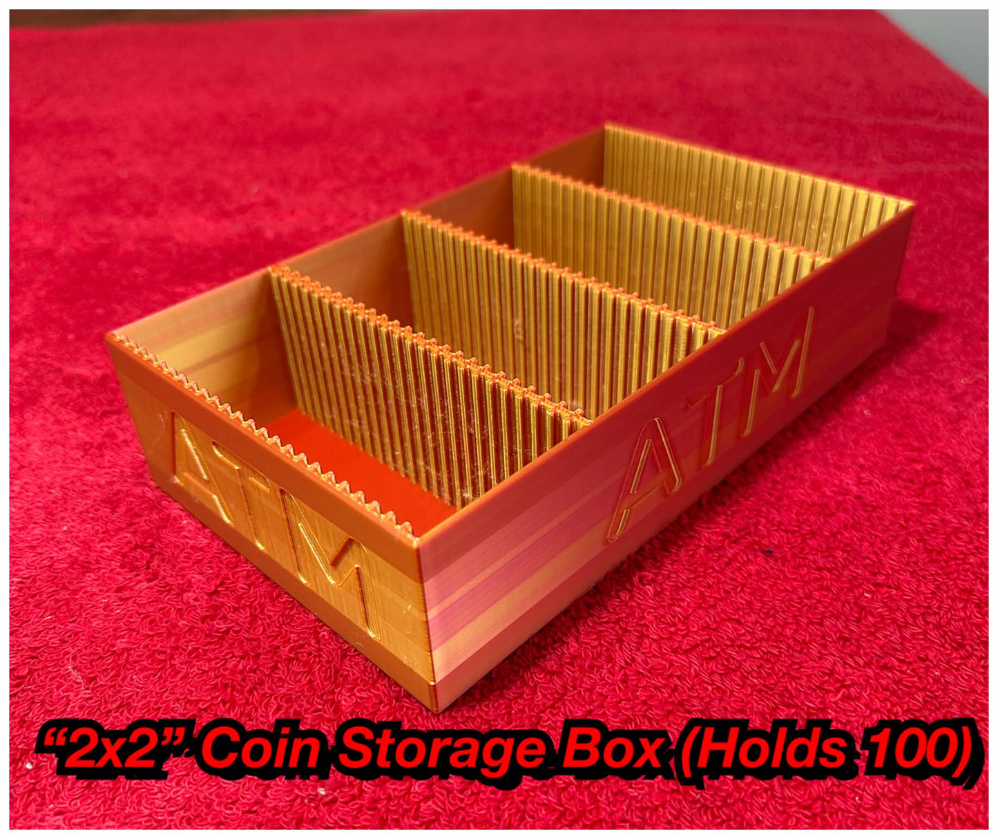 "2x2" Coin Storage Box (Holds 100, 2x2's Sold Separately) V2