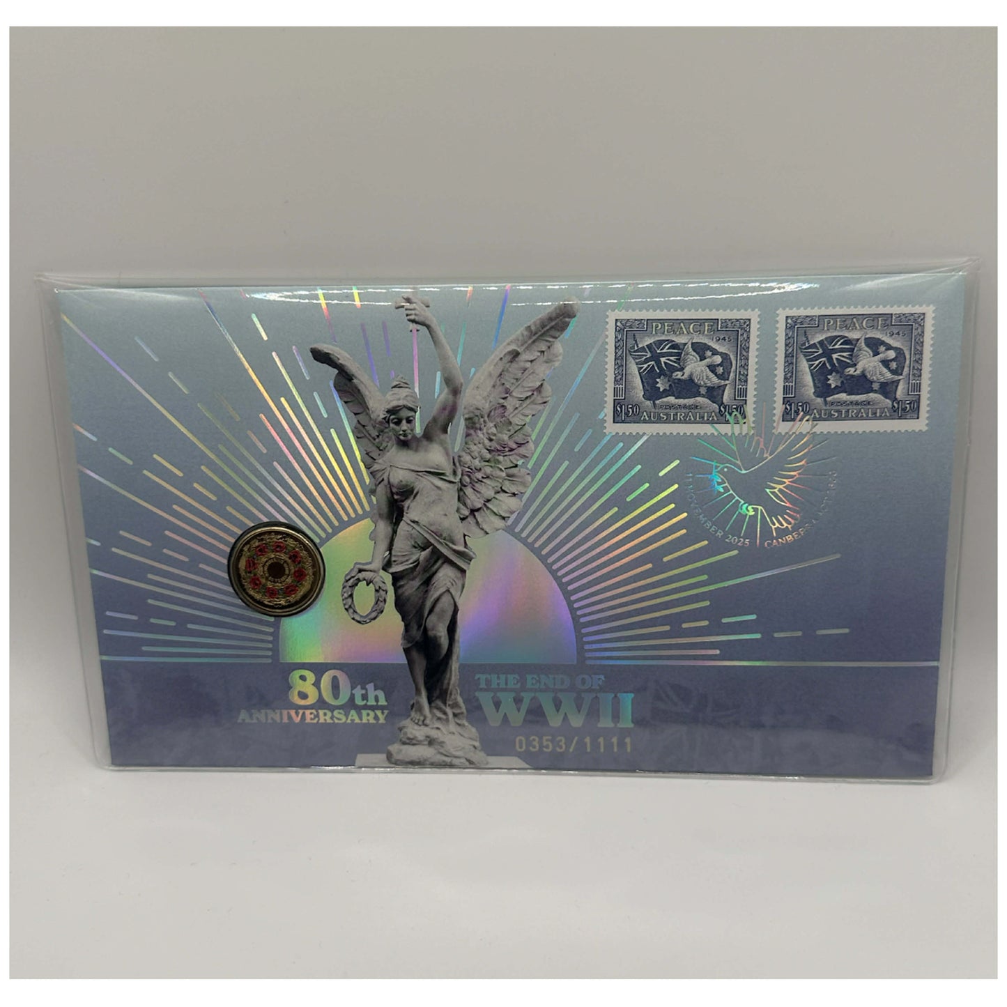 2025 $2 80th Anniversary Of WW2 - IMPRESSIONS PNC Mintage: 0353/1111