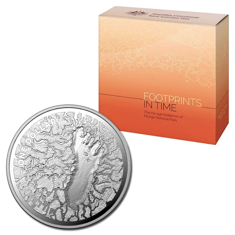 2021 1/2 Oz Silver Footprints In Time Coin - Mintage: 5,000