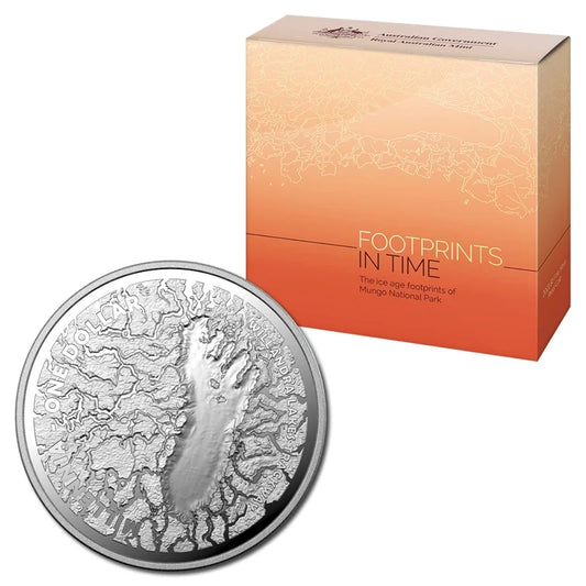 2021 1/2 Oz Silver Footprints In Time Coin - Mintage: 5,000
