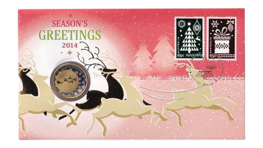 2014 $1 Seaon's Greetings Christmas IMPRESSIONS PNC Mintage: 300