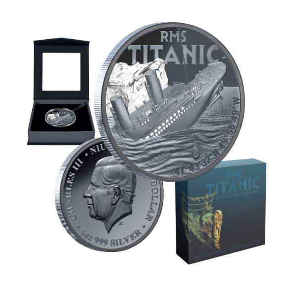 2025 1oz Silver RMS Titanic - Mintage: 800