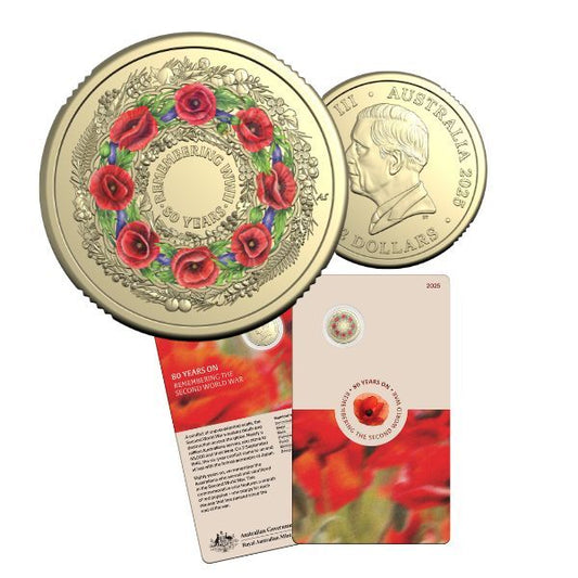 2025 $2 Poppy Wreath "C" Mintmark Coin
