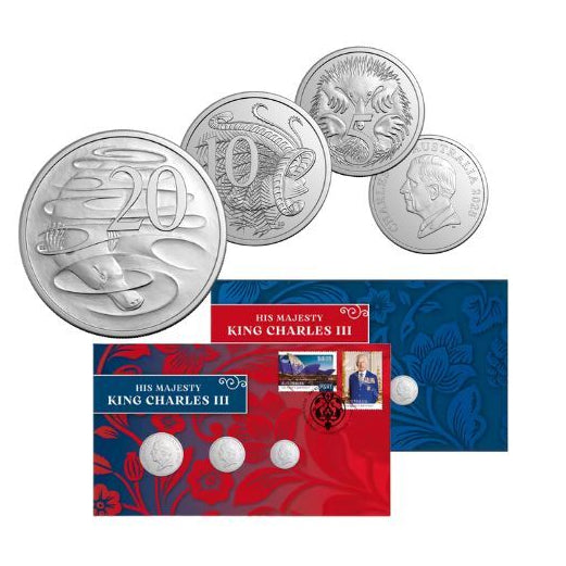 2025 20c/10c/5c King Charles PNC - Mintage: 6,000