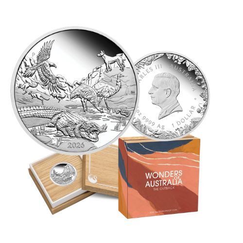 2026 1oz Silver Wonders Of Australia The Outback Coin - Mintage: 5,000