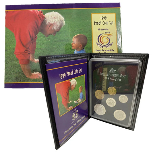 1999 RAM Proof 6x Coin Set - Mintage: 28,056