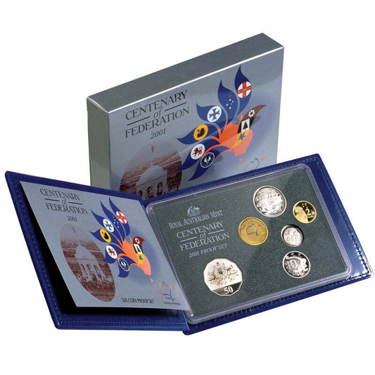 2001 RAM Proof 6x Coin Set - Mintage: 60,000
