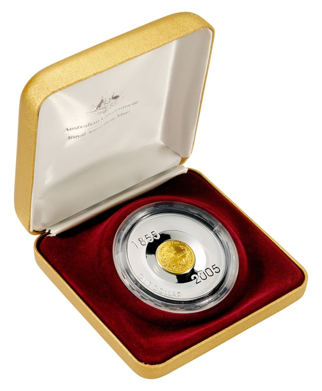 2005 2.1oz Silver Sydney Half Sovereign - Mintage: 11,845