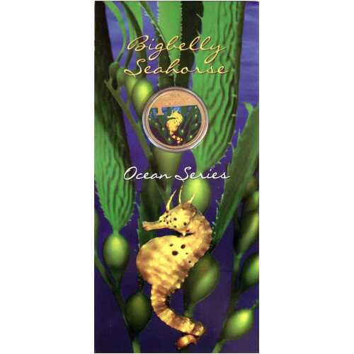2007 $1 Big Belly Seahorse Carded Coin - Mintage: 24,666