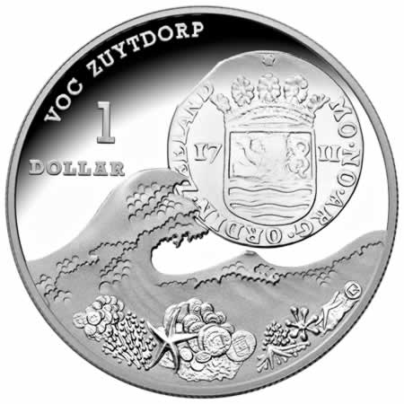 2011 1oz Silver Zuytdorp Shipwreck - Mintage: 2,948