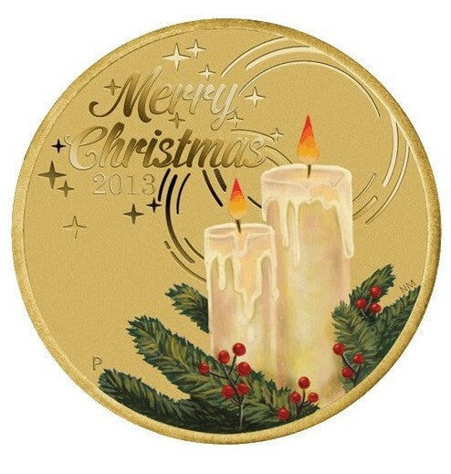 2013 $1 Merry Christmas Candles PNC - Mintage: 12,000