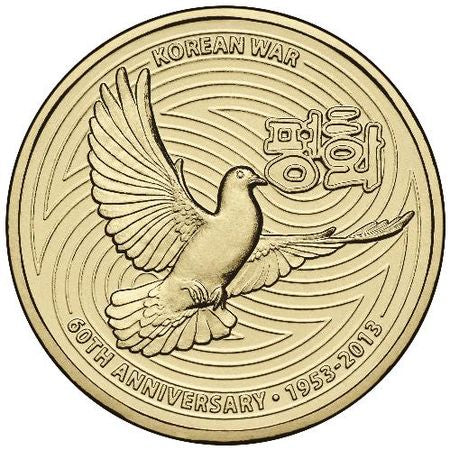 2013 $1 Korean War 1950-1953 Carded Coin - Mintage: 13,102