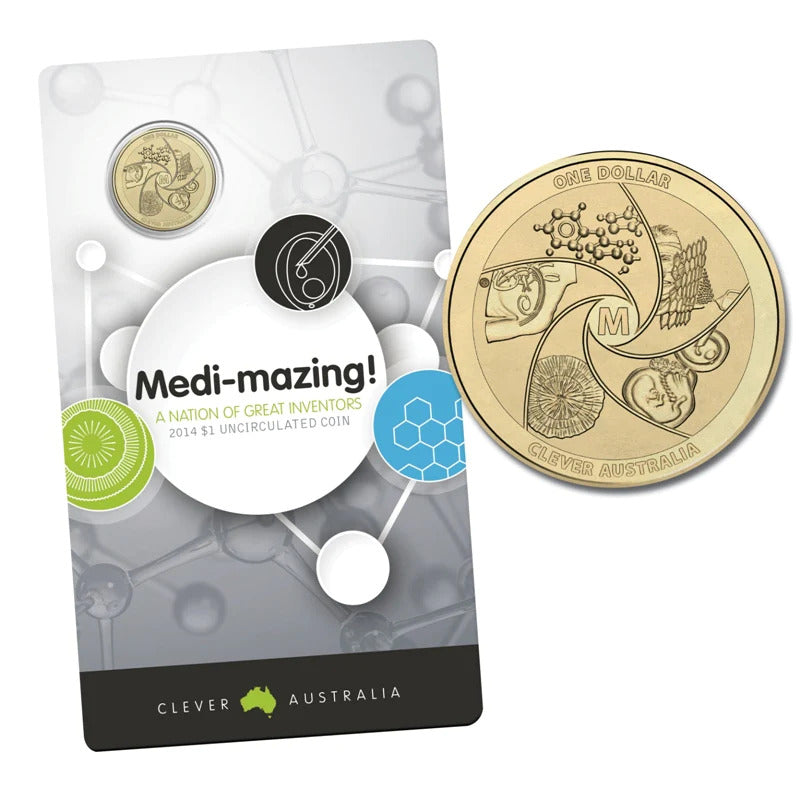 2014 $1 Medi-mazing A Nations Of Great Innovations Carded Coin - Mintage: 12,202