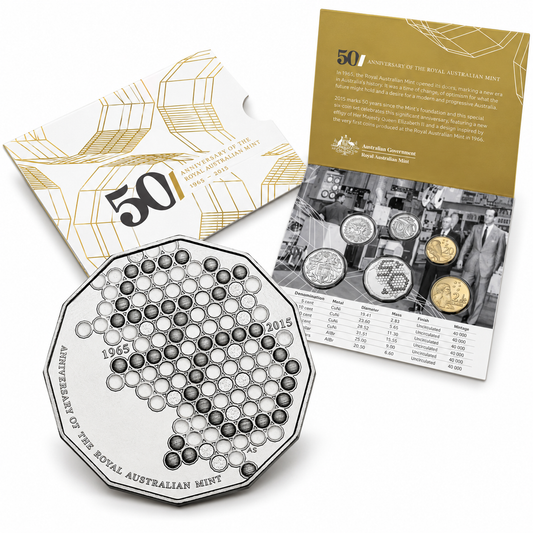 2015 6x Coin 50th Anniversary RAM Year Set - Mintage: 48,682