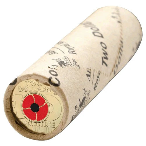 2018 Armistice $2 RAM ROLL - Includes Protective Tube & Sticker