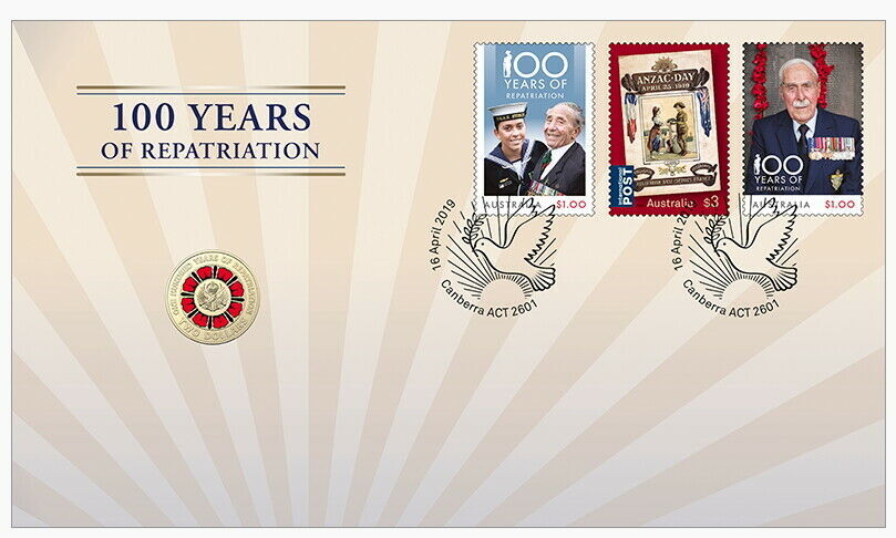 2019 Repatriation 100 Years $2 Coin PNC - Mintage: 7,000