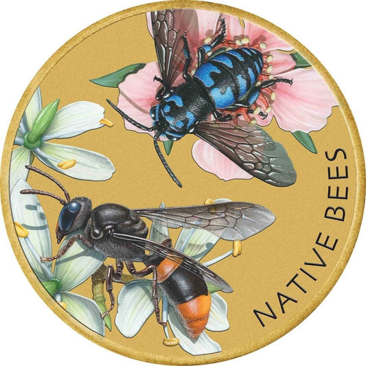 2019 $1 Native Bees PNC - Mintage: 7,500