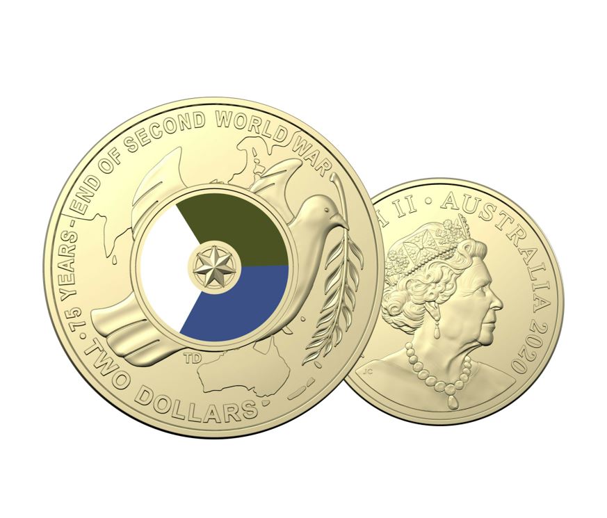 2020 $2 75th Anniversary Of WW2  - PNC (Mintage: 6500)