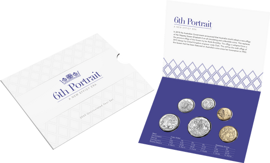 2020 6x Coin 6th Portrait Year Set - Mintage: 49,402