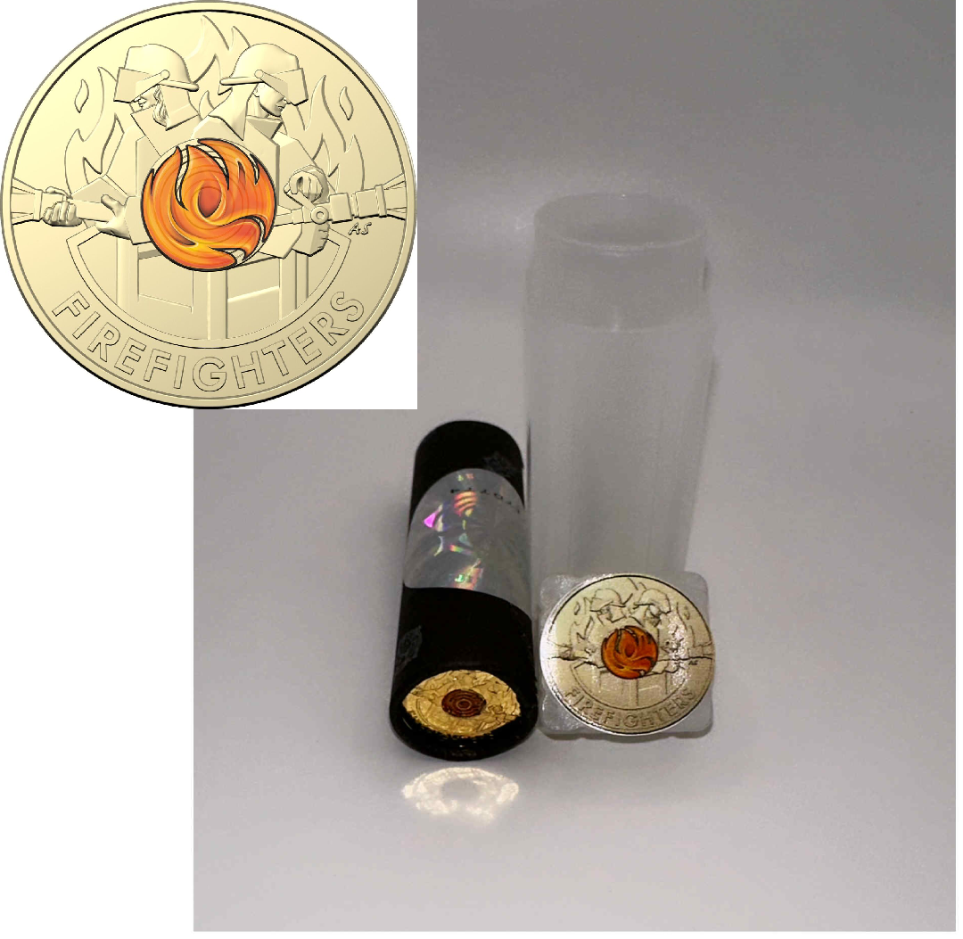 2020 Firefighter Cotton & Co Roll - Includes Protective Tube & Sticker