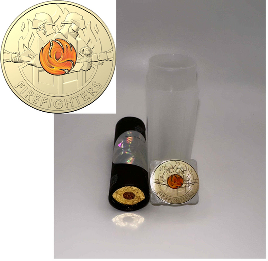 2020 Firefighter Cotton & Co Roll - Includes Protective Tube & Sticker