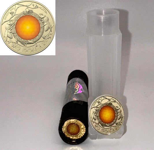 2022 $2 Honeybee Cotton & Co Roll - Includes Protective Tube & Sticker