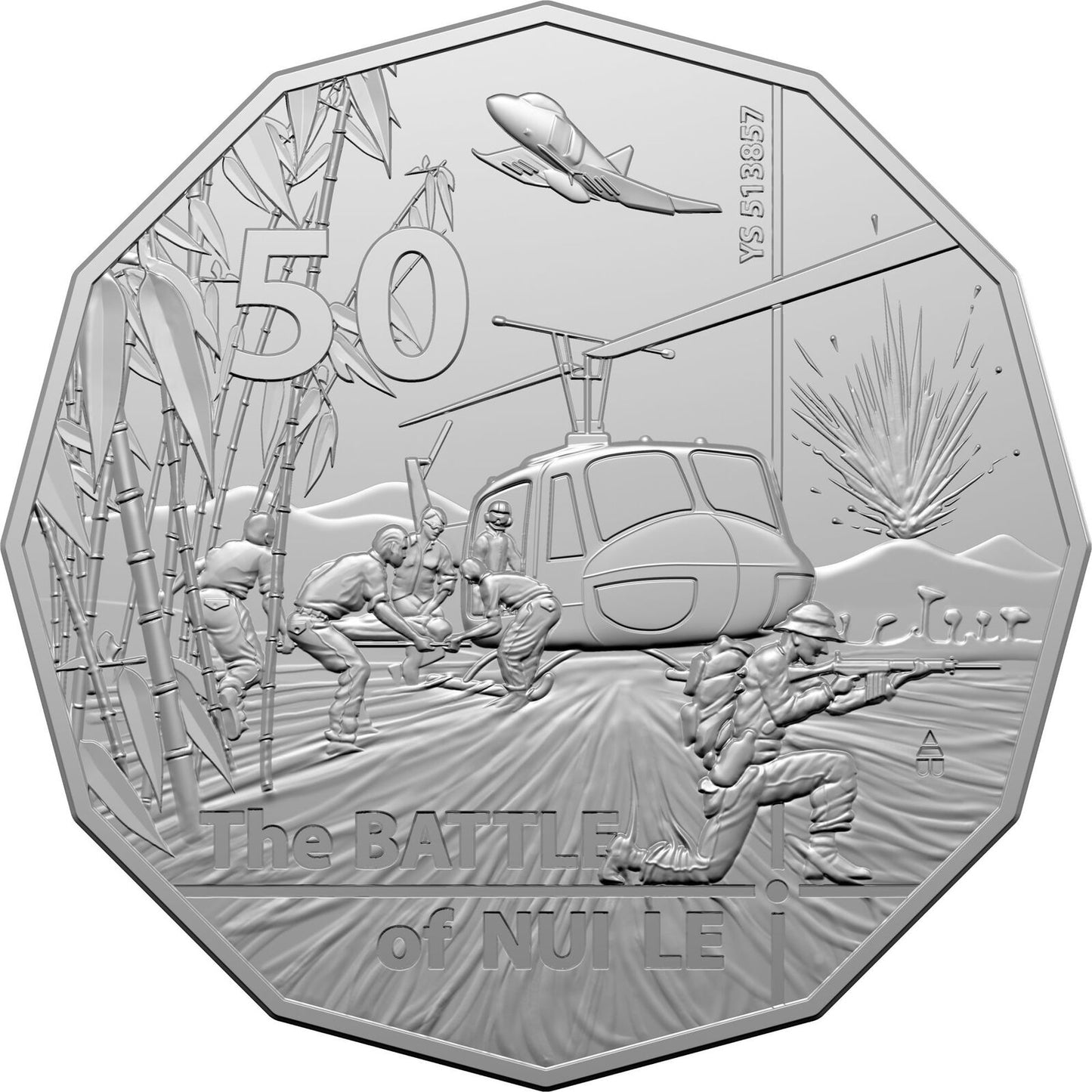 2021 50c Operation Ivanvoe Carded Coin - Mintage 27,500