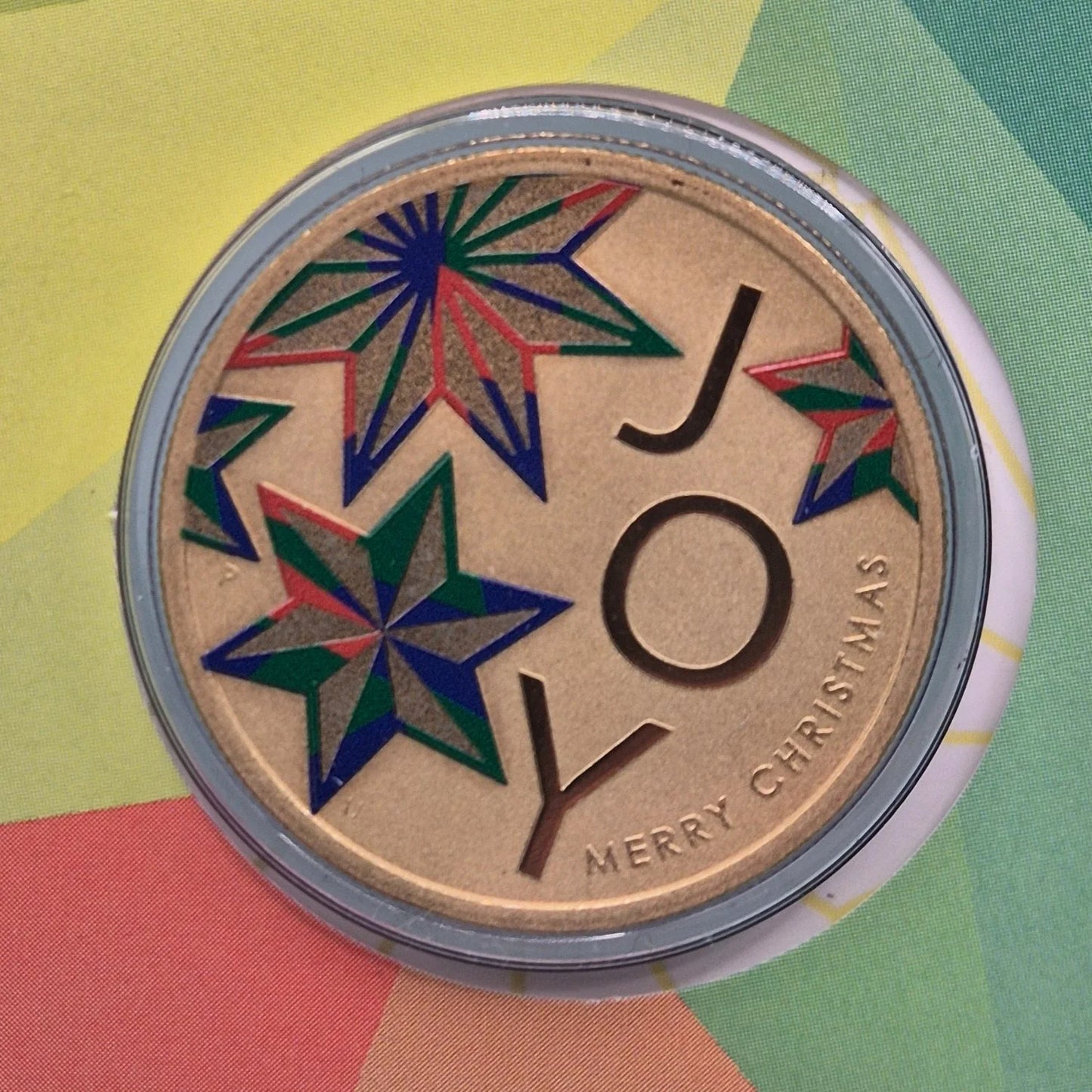2022 $1 Merry Christmas Joy PNC - Mintage: 6,500