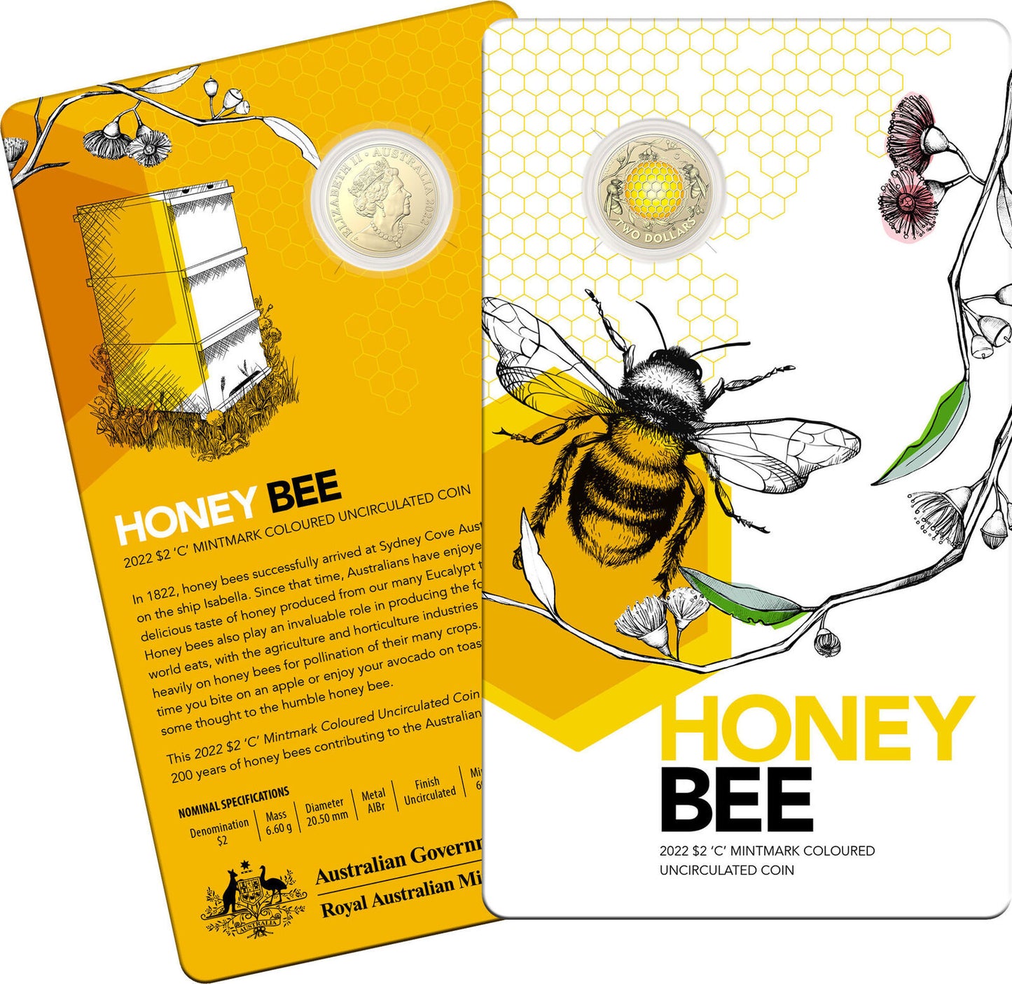 2022 Honeybee ‘C’ Mintmark Coin