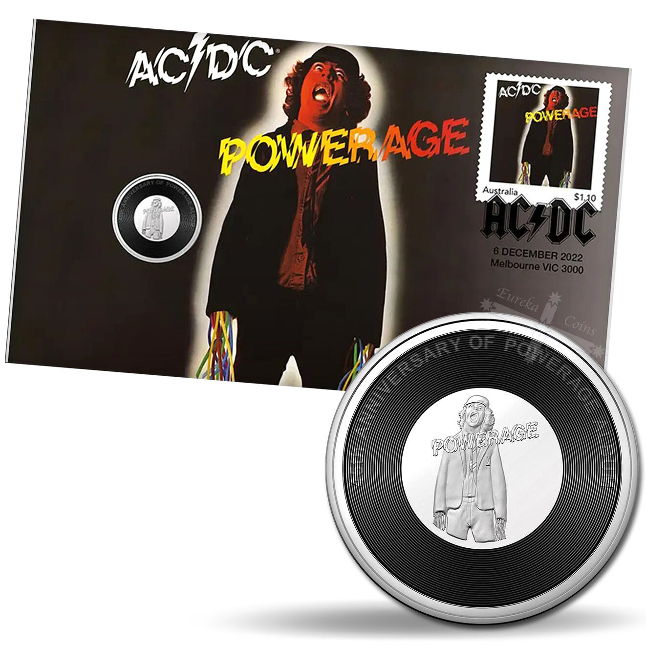 2022 ACDC Powerage PNC - Mintage: 7,500