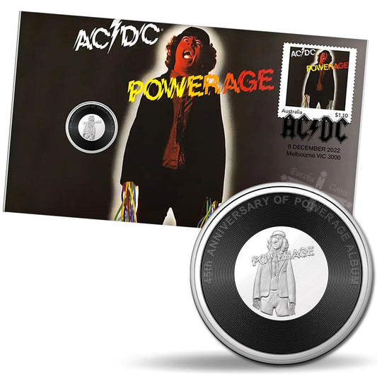 2022 20c AC/DC Powerage PNC - Mintage: 7,500