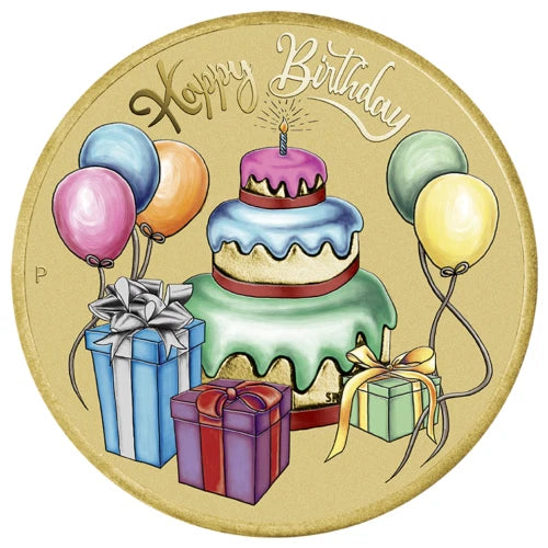 2023 $1 Happy Birthday PNC - Mintage: 5,000