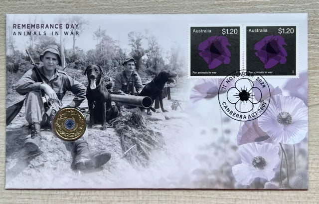 2024 $2 UNC Purple Poppy PNC - Mintage: 10000