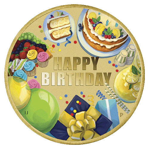 2024 $1 Happy Birthday PNC - Mintage: 5,000