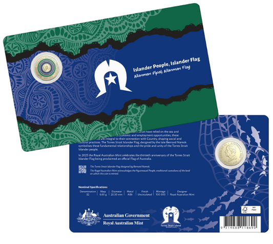 2025 $2 Torres Strait Islander ‘C’ Mintmark Coin