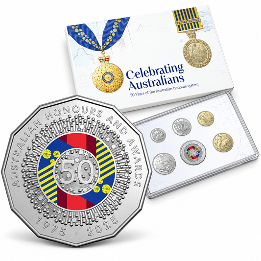2025 50c Celebrating Australia 6x UNC RAM Year Coin Set