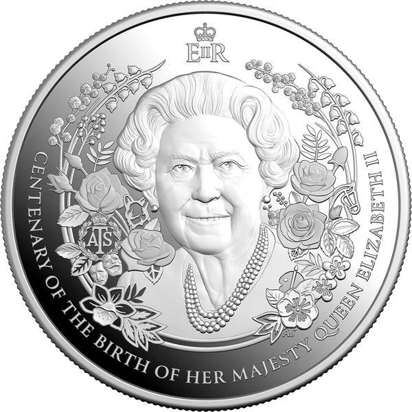 2026 1oz Her Majesty Queen Elizabeth Centenary Coin Mintage: 5,000