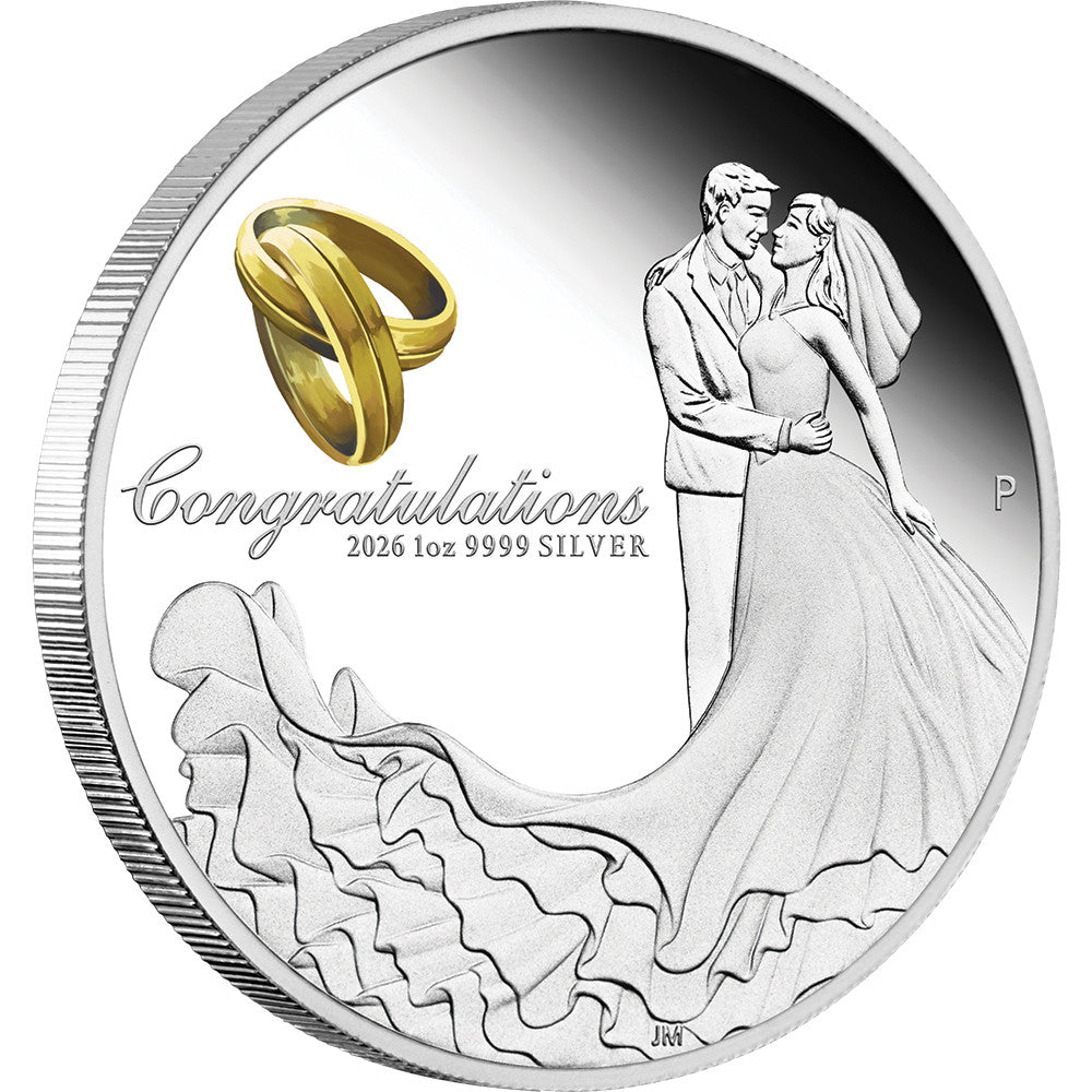2026 1oz Congratulations On Your Wedding Silver Coin