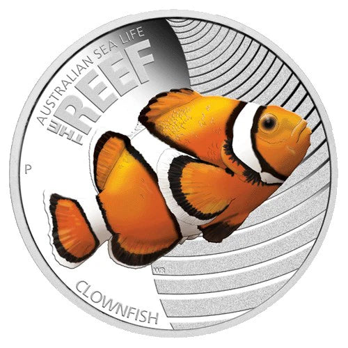 2010 1/2oz REEF Clownfish Coloured Coin Mintage: 10,000