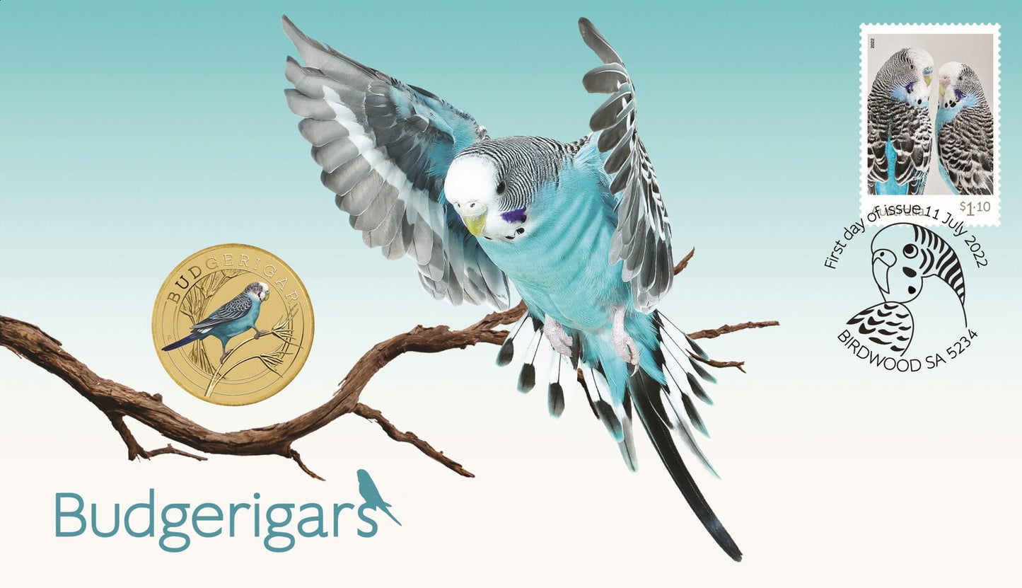 2022 $1 Budgerigars PNC Mintage: 6,500