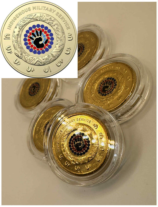 1x UNC 2021 Indigenous Military Service "IMS" $2 Coin - In Lighthouse Capsule