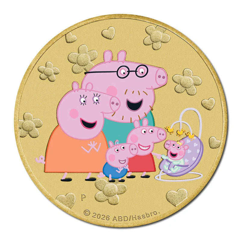 2026 $1 Peppa Pig PNC Mintage: 6,500