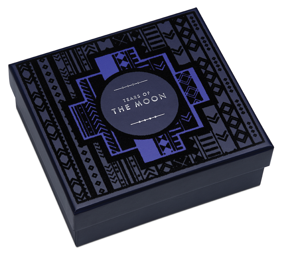 2025 2oz Silver Antiqued Tears Of The Moon Coloured Coin Mintage: 2,500