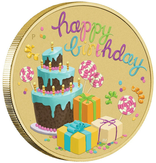 2021 $1 Happy Birthday PNC - Mintage: 6,500