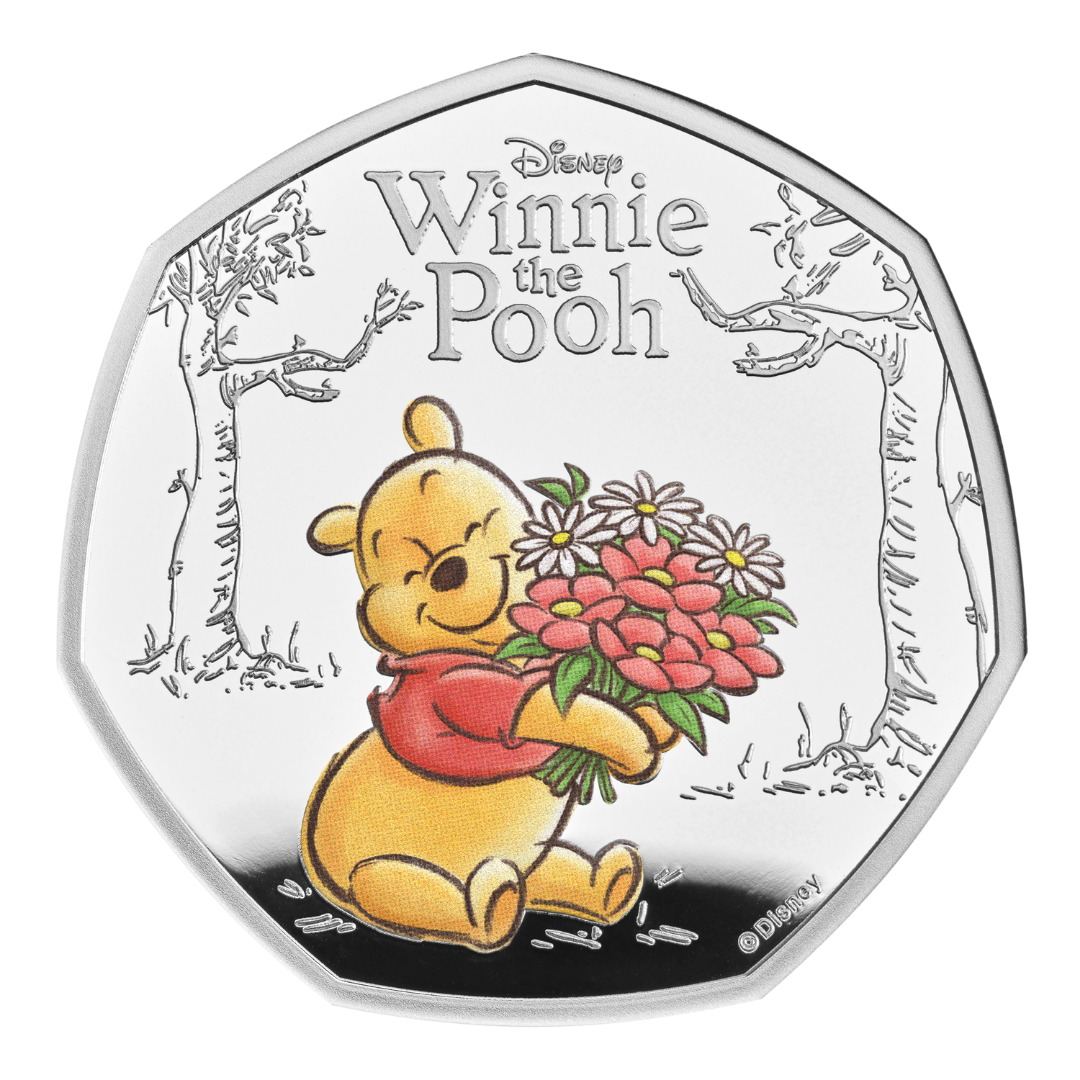 2026 UK 50p Colored Winnie The Pooh - Mintage: 15,000